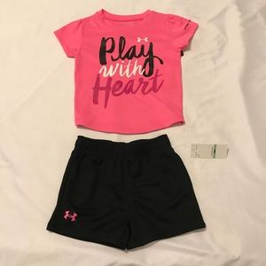 Under Armour 2 Piece Set 18M Play With Heart